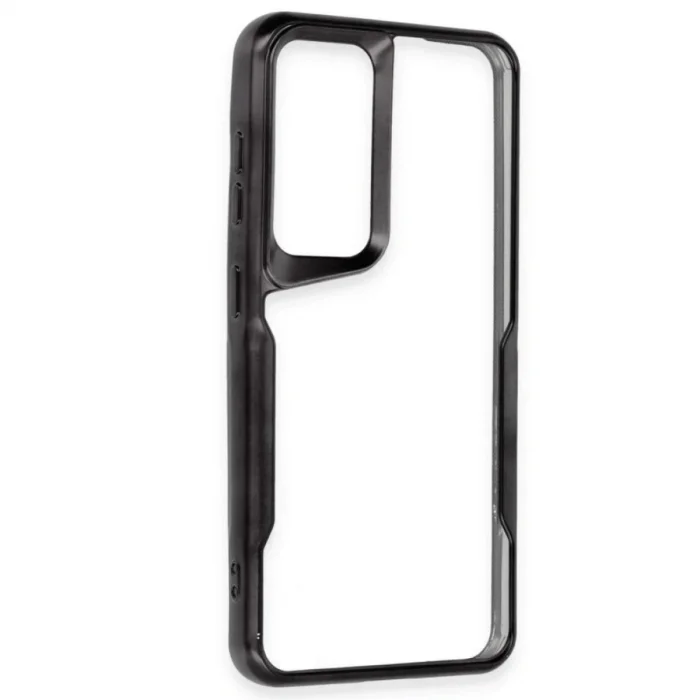 BUĞZ Samsung Galaxy S25 Kılıf Boyi Silikon Kapak - Siyah