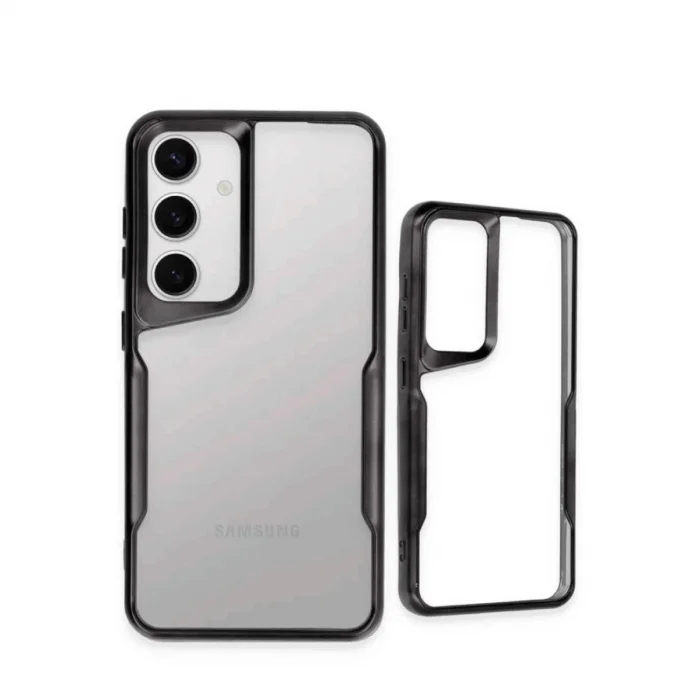 BUĞZ Samsung Galaxy S25 Kılıf Boyi Silikon Kapak - Siyah