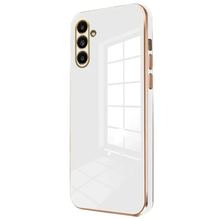 BUĞZ Samsung Galaxy S25 Plus Kılıf Volet Silikon - Beyaz