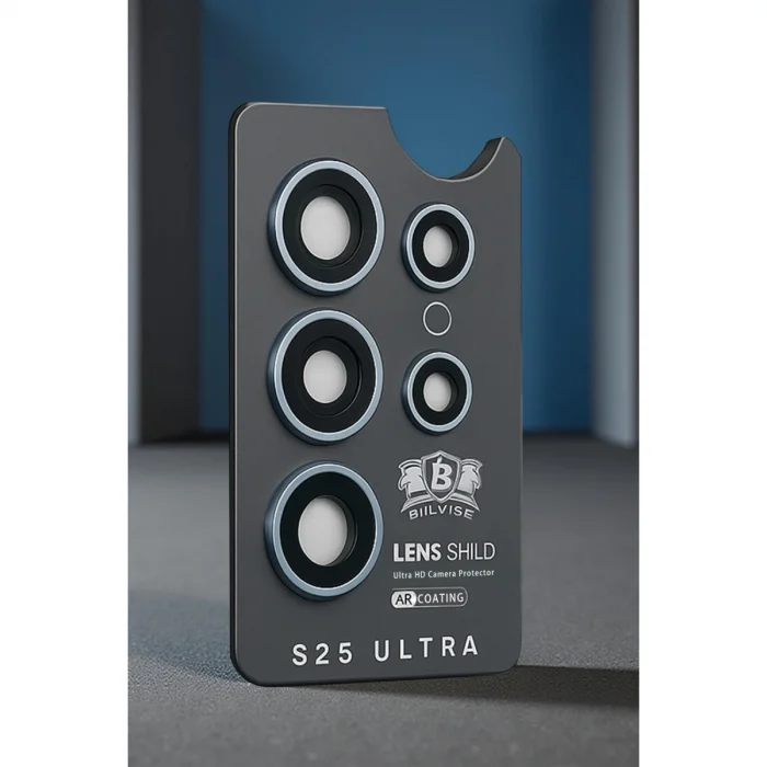 BUĞZ Samsung Galaxy S25 Ultra Bilvis Titan Kamera Lens - Lacivert