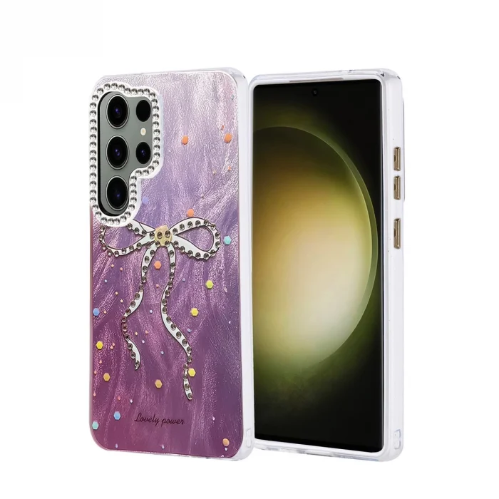 BUĞZ Samsung Galaxy S25 Ultra Kılıf Blade Aynalı Desenli Kapak - Desen 1