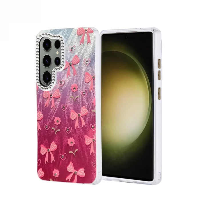 BUĞZ Samsung Galaxy S25 Ultra Kılıf Blade Aynalı Desenli Kapak - Desen 3