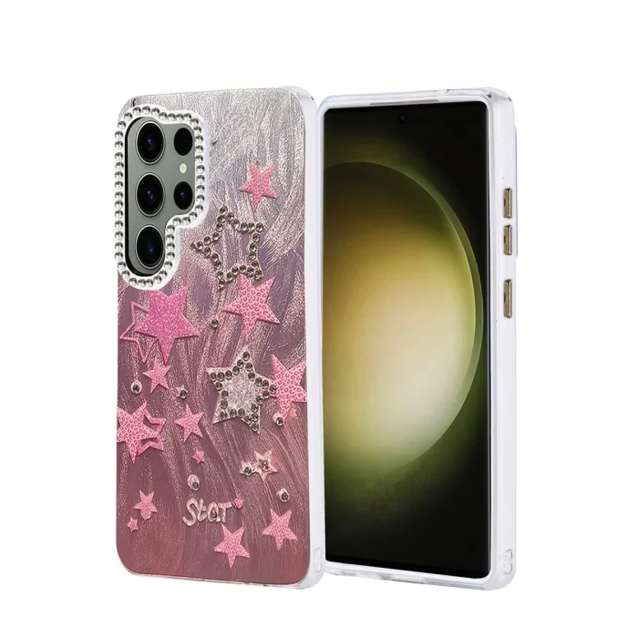 BUĞZ Samsung Galaxy S25 Ultra Kılıf Blade Aynalı Desenli Kapak - Desen 7