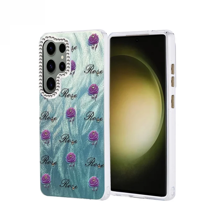 BUĞZ Samsung Galaxy S25 Ultra Kılıf Blade Aynalı Desenli Kapak - Desen 9