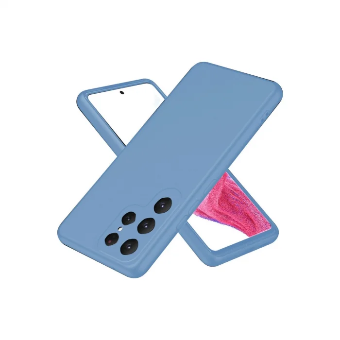 BUĞZ Samsung Galaxy S25 Ultra Kılıf First Silikon - Mavi