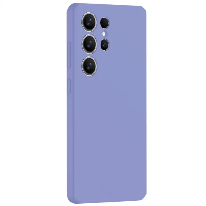 BUĞZ Samsung Galaxy S25 Ultra Kılıf Nano İçi Kadife Silikon - Lila