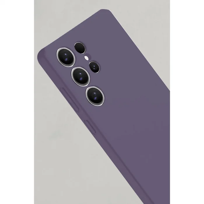 BUĞZ Samsung Galaxy S25 Ultra Kılıf Nano İçi Kadife Silikon - Mor