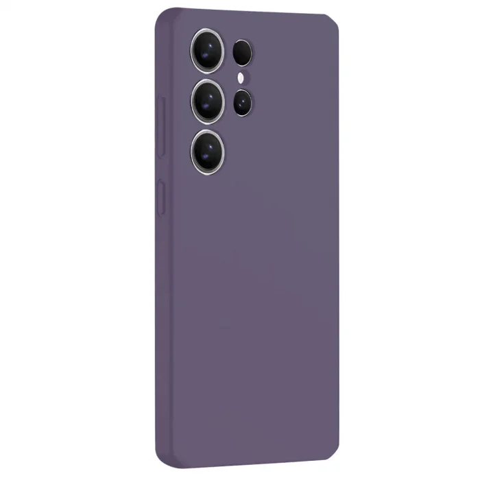 BUĞZ Samsung Galaxy S25 Ultra Kılıf Nano İçi Kadife Silikon - Mor