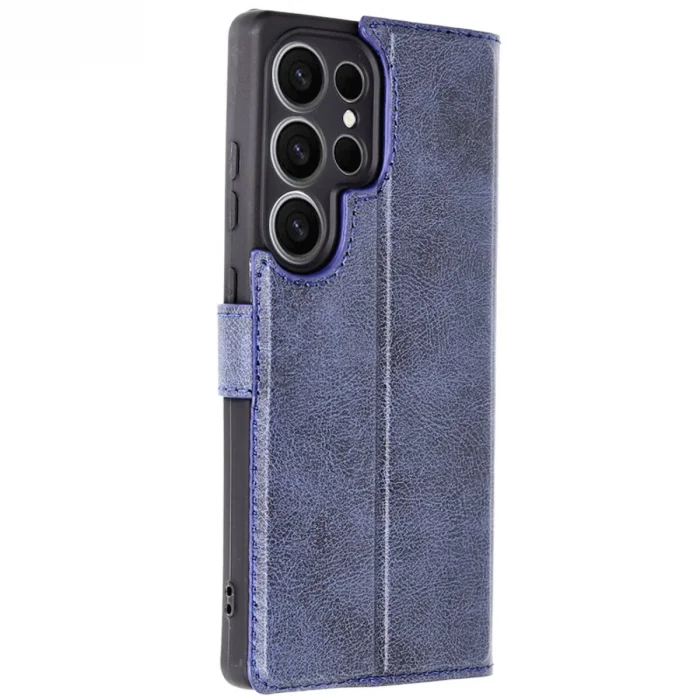 BUĞZ Samsung Galaxy S25 Ultra Kılıf Trend S Plus Kapaklı Kılıf - Lacivert