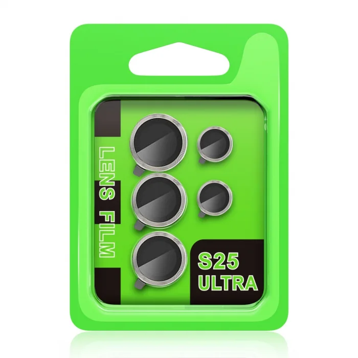 BUĞZ Samsung Galaxy S25 Ultra Raze Metal Kamera Lens - Natural Grey