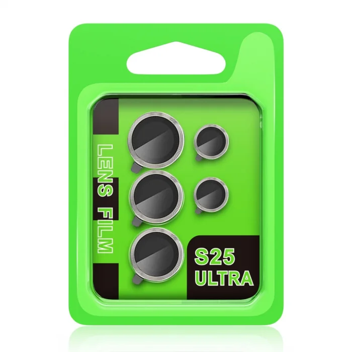 BUĞZ Samsung Galaxy S25 Ultra Raze Metal Kamera Lens - Natural Grey