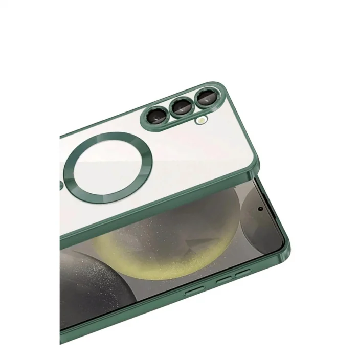 BUĞZ Samsung Galaxy S26 Kross Magneticsafe Kapak - Koyu Yeşil