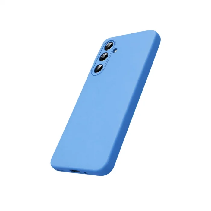 BUĞZ Samsung Galaxy S26 Nano İçi Kadife Silikon - Mavi