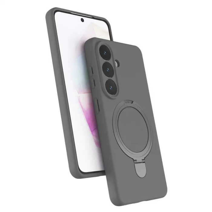 BUĞZ Samsung Galaxy S26 Plus Regal Magsafe Standlı Kapak - Titan Gri