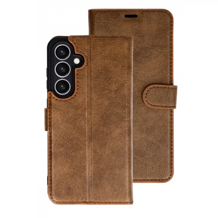 BUĞZ Samsung Galaxy S26 Plus Trend S Plus Kapaklı Kılıf - Taba