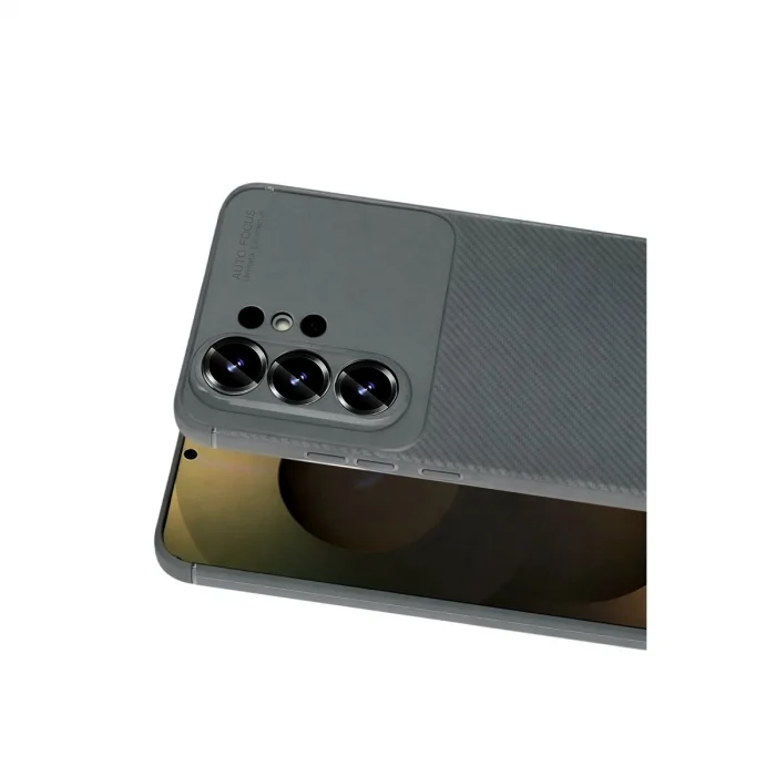 BUĞZ Samsung Galaxy S26 Ultra Auto Focus Karbon Kapak - Gri