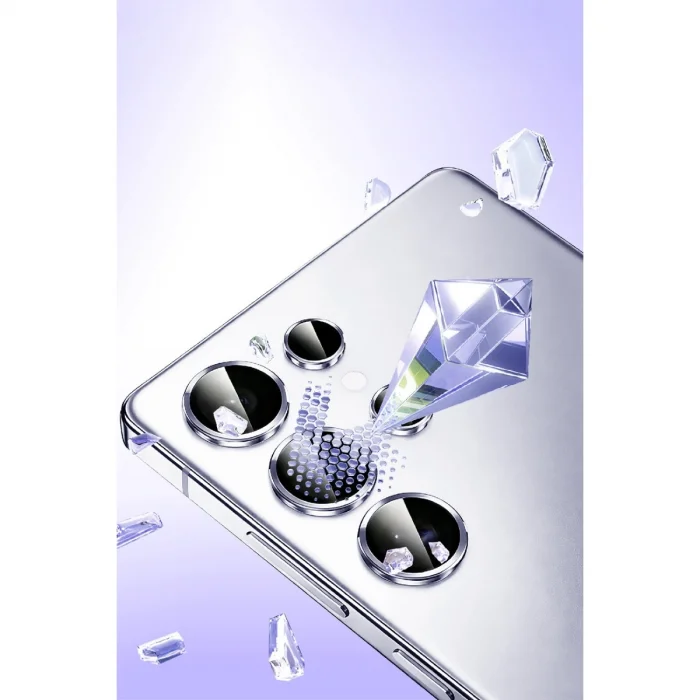 BUĞZ Samsung Galaxy S26 Ultra Bilvis Titan Kamera Lens - Gümüş