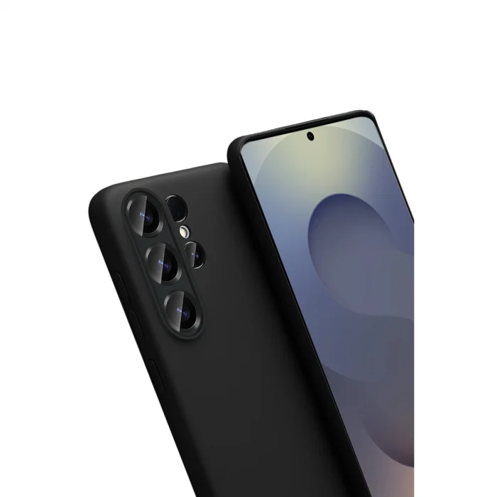 BUĞZ Samsung Galaxy S26 Ultra Nano İçi Kadife Silikon - Siyah