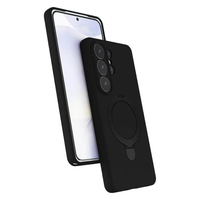 BUĞZ Samsung Galaxy S26 Ultra Regal Magsafe Standlı Kapak - Siyah