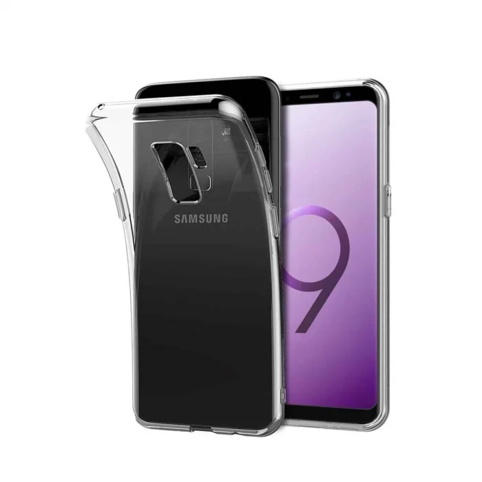 BUĞZ Samsung Galaxy S9 Kılıf Lüx Şeffaf Silikon