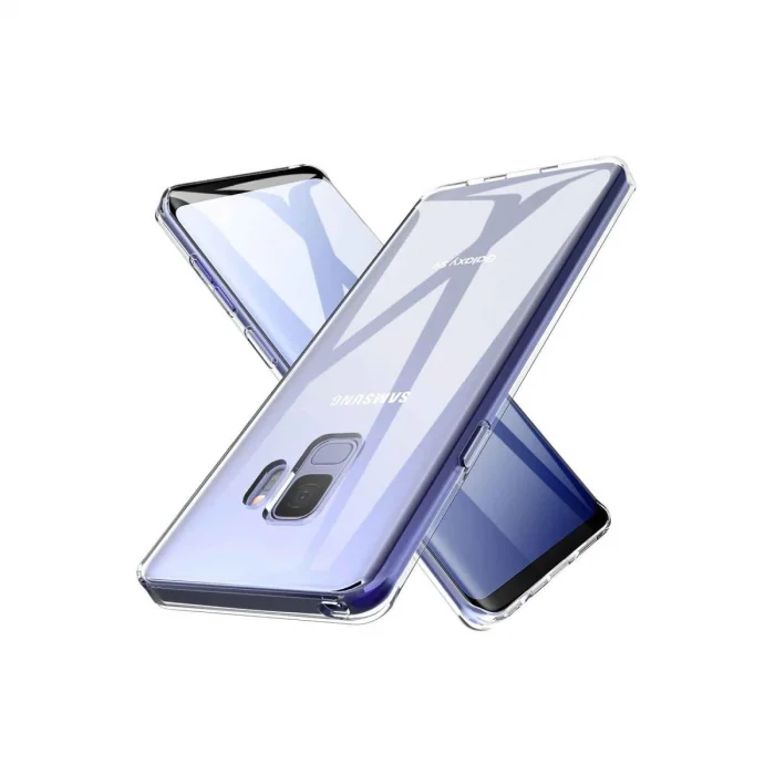 BUĞZ Samsung Galaxy S9 Kılıf Lüx Şeffaf Silikon
