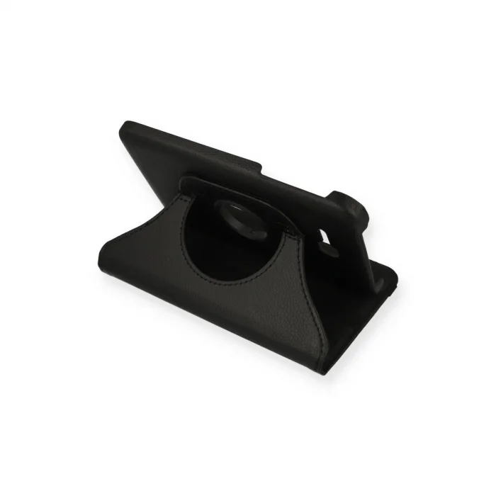 BUĞZ Samsung Galaxy T110 / T113 Tab 3 Lite 7 Kılıf 360 Tablet Deri Kılıf - Siyah