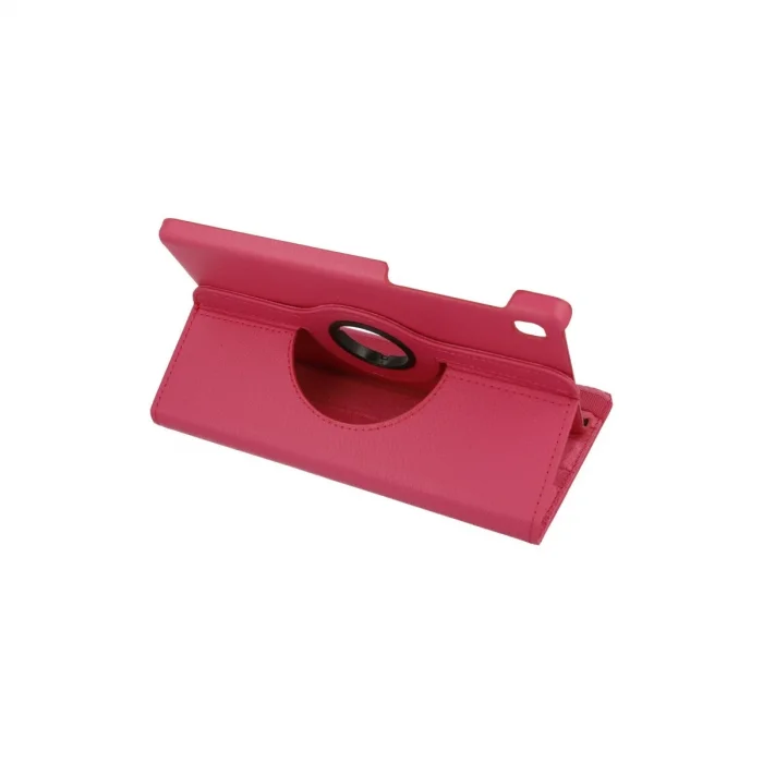 BUĞZ Samsung Galaxy T220 Tab A7 Lite 8.7 Kılıf 360 Tablet Deri Kılıf - Pembe