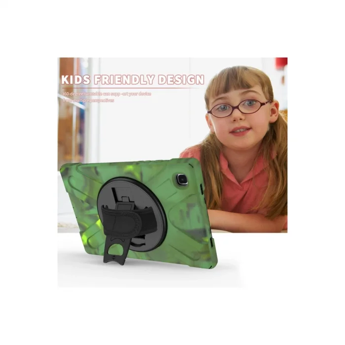 BUĞZ Samsung Galaxy T220 Tab A7 Lite 8.7 Kılıf Amazing Tablet Kapak - Kamuflaj