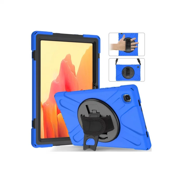 BUĞZ Samsung Galaxy T220 Tab A7 Lite 8.7 Kılıf Amazing Tablet Kapak - Mavi