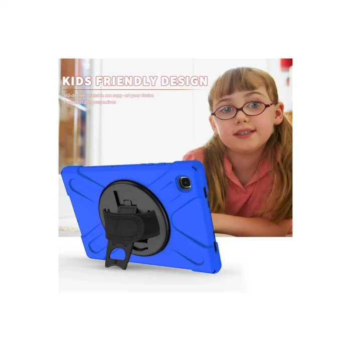 BUĞZ Samsung Galaxy T220 Tab A7 Lite 8.7 Kılıf Amazing Tablet Kapak - Mavi