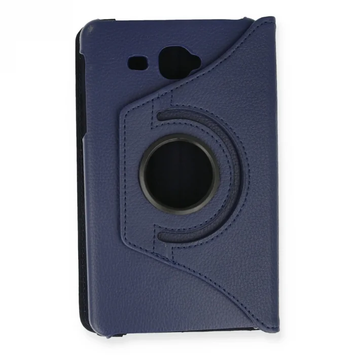 BUĞZ Samsung Galaxy T280 Tab A 7 Kılıf 360 Tablet Deri Kılıf - Lacivert