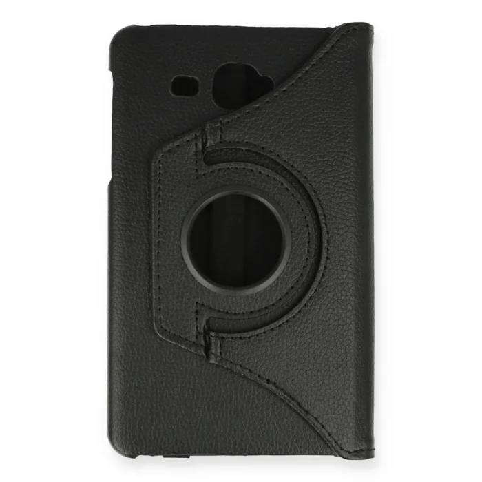 BUĞZ Samsung Galaxy T280 Tab A 7 Kılıf 360 Tablet Deri Kılıf - Siyah