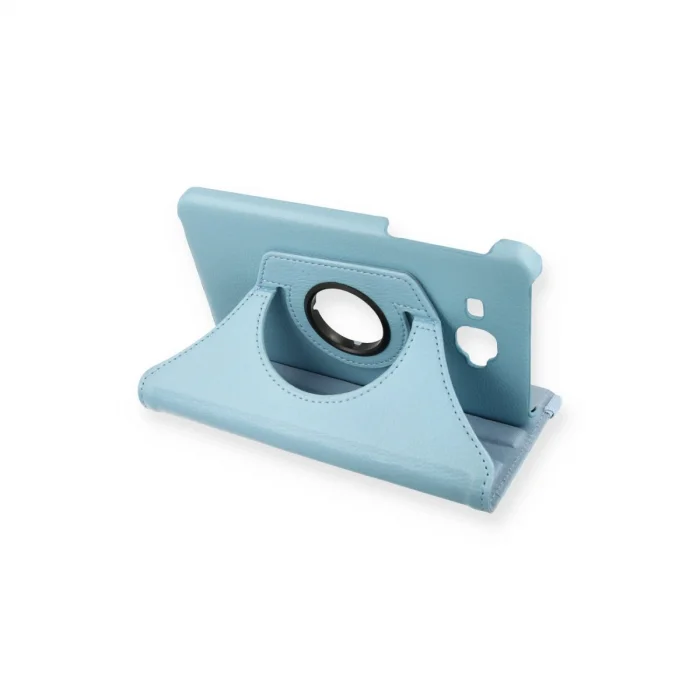 BUĞZ Samsung Galaxy T280 Tab A 7 Kılıf 360 Tablet Deri Kılıf - Turkuaz