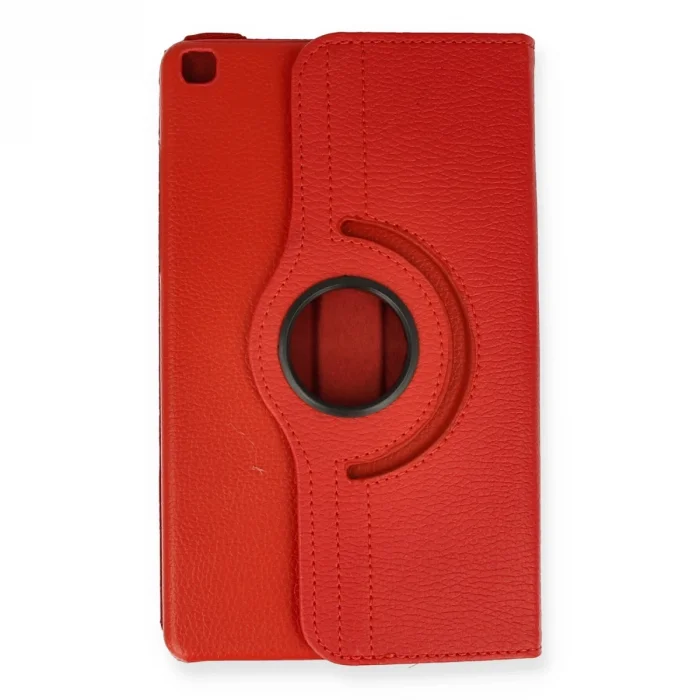 BUĞZ Samsung Galaxy T290 Tab A 8 Kılıf 360 Tablet Deri Kılıf - Kırmızı