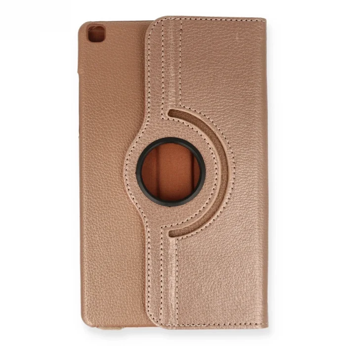 BUĞZ Samsung Galaxy T290 Tab A 8 Kılıf 360 Tablet Deri Kılıf - Rose Gold