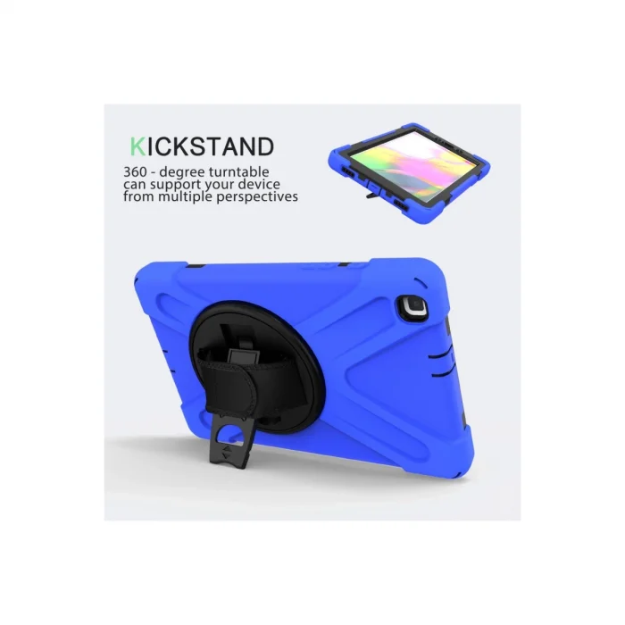 BUĞZ Samsung Galaxy T290 Tab A 8 Kılıf Amazing Tablet Kapak - Mavi