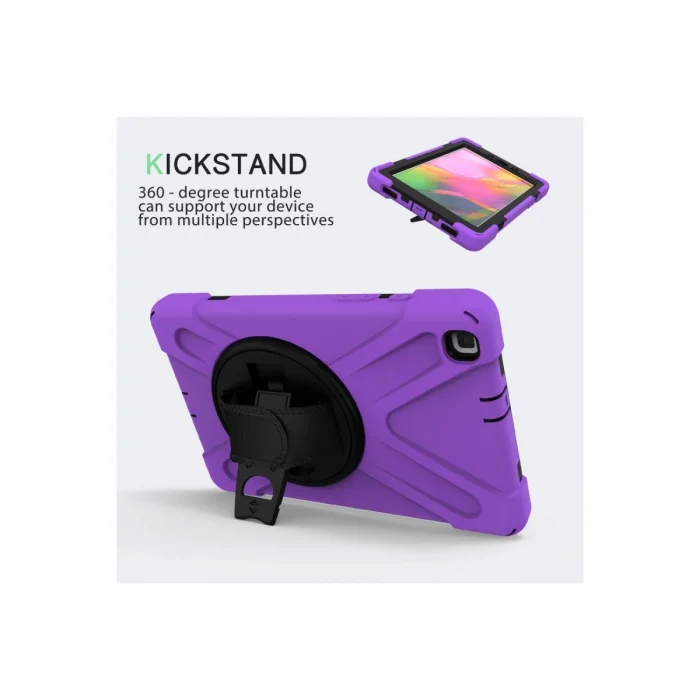 BUĞZ Samsung Galaxy T290 Tab A 8 Kılıf Amazing Tablet Kapak - Mor