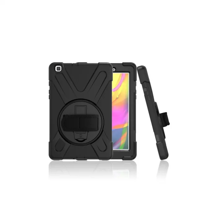 BUĞZ Samsung Galaxy T290 Tab A 8 Kılıf Amazing Tablet Kapak - Siyah