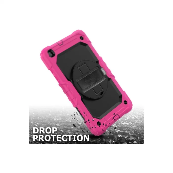 BUĞZ Samsung Galaxy T290 Tab A 8 Kılıf Pars Tablet Kapak - Pembe