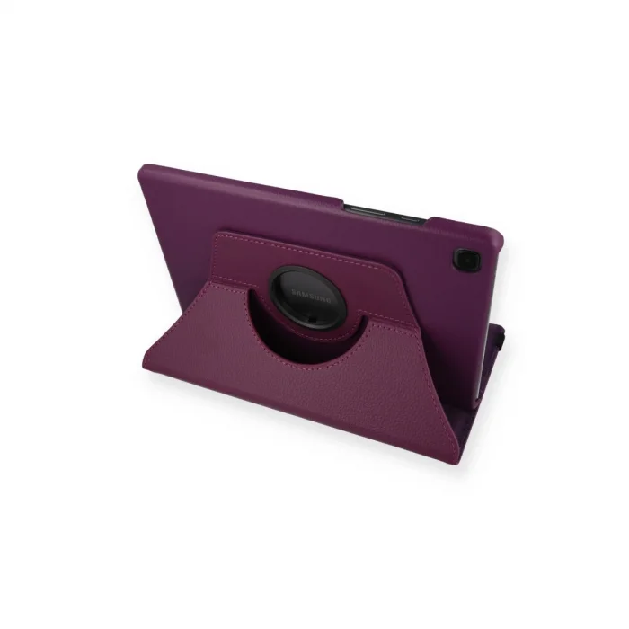 BUĞZ Samsung Galaxy T500 Tab A7 10.4 Kılıf 360 Tablet Deri Kılıf - Mürdüm