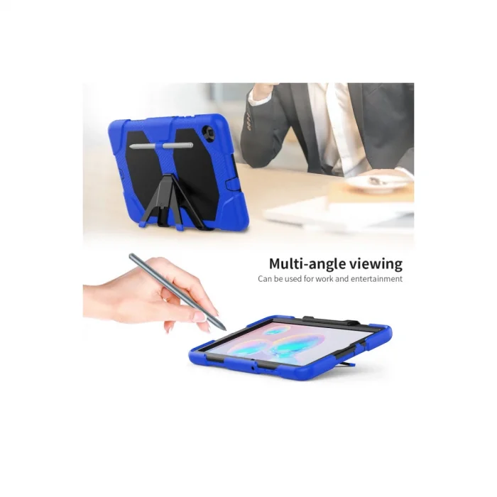 BUĞZ Samsung Galaxy T500 Tab A7 10.4 Kılıf Griffin Tablet Kapak - Mavi