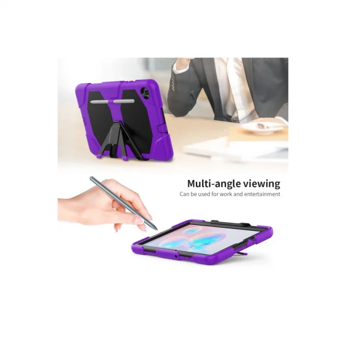BUĞZ Samsung Galaxy T500 Tab A7 10.4 Kılıf Griffin Tablet Kapak - Mor
