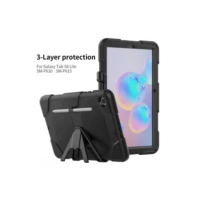 BUĞZ Samsung Galaxy T500 Tab A7 10.4 Kılıf Griffin Tablet Kapak - Siyah