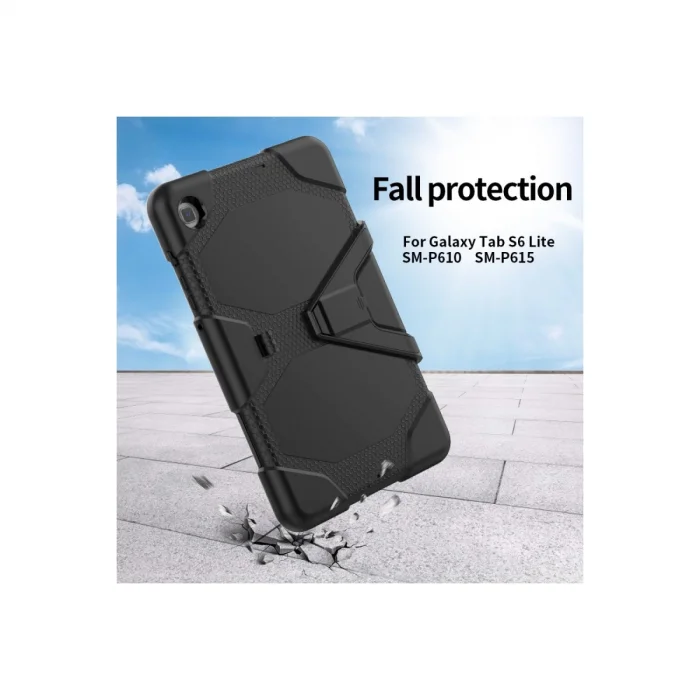 BUĞZ Samsung Galaxy T500 Tab A7 10.4 Kılıf Griffin Tablet Kapak - Siyah