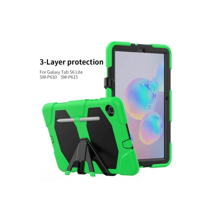 BUĞZ Samsung Galaxy T500 Tab A7 10.4 Kılıf Griffin Tablet Kapak - Yeşil