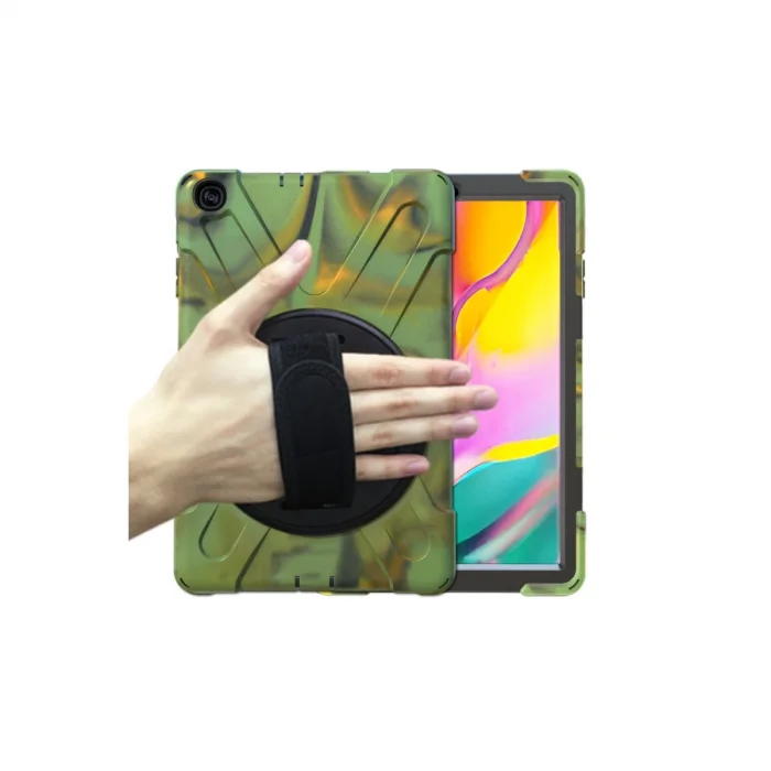 BUĞZ Samsung Galaxy T510 Tab A 10.1 Kılıf Amazing Tablet Kapak - Kamuflaj