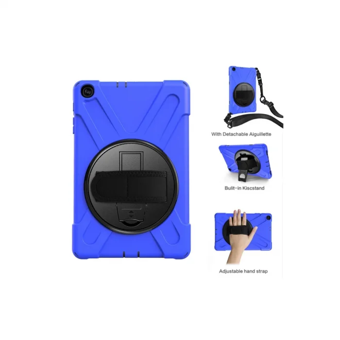 BUĞZ Samsung Galaxy T510 Tab A 10.1 Kılıf Amazing Tablet Kapak - Mavi