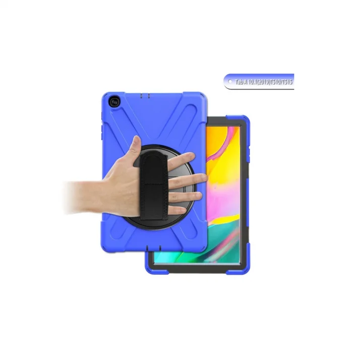 BUĞZ Samsung Galaxy T510 Tab A 10.1 Kılıf Amazing Tablet Kapak - Mavi