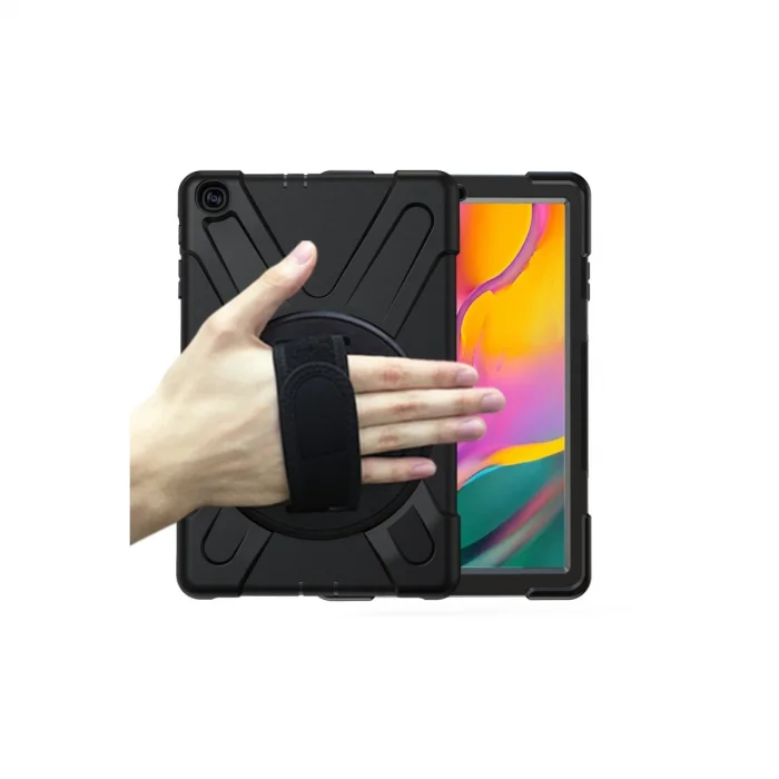BUĞZ Samsung Galaxy T510 Tab A 10.1 Kılıf Amazing Tablet Kapak - Siyah