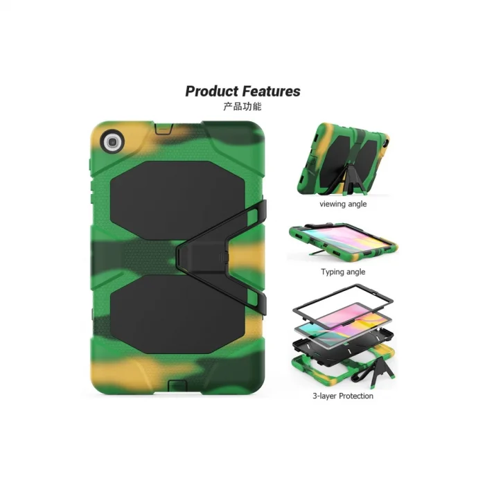 BUĞZ Samsung Galaxy T510 Tab A 10.1 Kılıf Griffin Tablet Kapak - Kamuflaj
